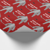 Gepersonaliseerde Hockey Wrapping Paper, COLOREN, Cadeaupapier (Hoek)