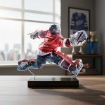 Gepersonaliseerde hockeyspeler Acryl Fotobeeldje<br><div class="desc">Presenteer de actie | Verander uw hockeyherinneringen in een boeiende aandenken met ons aangepaste acrylbeeldje. Perfect voor spelers, ouders en fans, dit unieke product benadrukt de dynamische energie van uw favoriete speler. Verwijder eenvoudig de achtergrond van uw gekozen foto met behulp van gratis online tools om de speler te isoleren....</div>