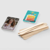 Gepersonaliseerde hoera Het zijn je verjaardagsfan Handwaaier (Niet-gemonteerd)