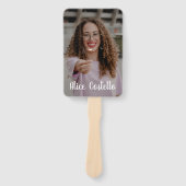 Gepersonaliseerde hoera Het zijn je verjaardagsfan Handwaaier (Voorkant)