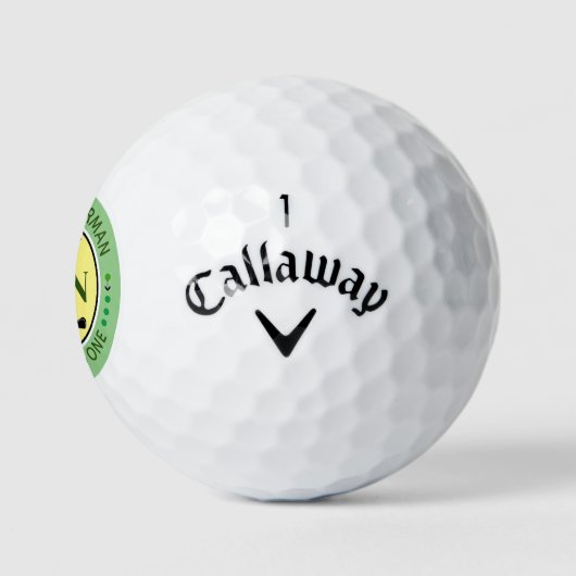 Gepersonaliseerde hole-in-one Naam Classic Golfballen (Logo)