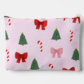 Gepersonaliseerde Holiday Tree & Candy Cane Patroo Etui (Achterkant)