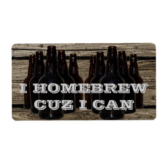 Gepersonaliseerde Home Brewing Beer Brewer's Label (Voorkant)