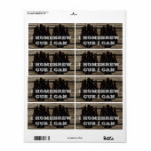 Gepersonaliseerde Home Brewing Beer Brewer's Label (Full Sheet)