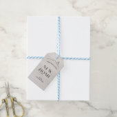 Gepersonaliseerde Home Gift Label voor nieuwe huis Cadeaulabel (Met Touw)