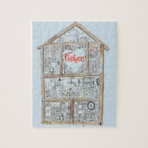 Gepersonaliseerde Home Heart puzzle