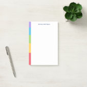 Gepersonaliseerde Home Kantoor 5 kleurenblokken Post-it® Notes (Kantoor)
