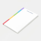 Gepersonaliseerde Home Kantoor 5 kleurenblokken Post-it® Notes (Schuin)