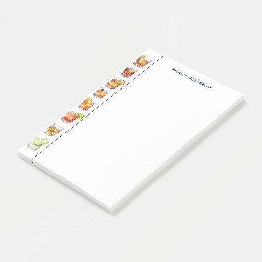 Gepersonaliseerde Home Kantoor op de rotsen Post-it® Notes (Schuin)