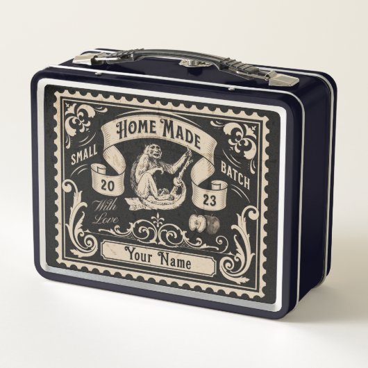 Gepersonaliseerde  Home Made Metal Lunchbox (Achterkant)