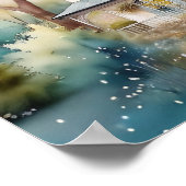 GEPERSONALISEERDE HOME Sweet HOME Poster (Hoek)