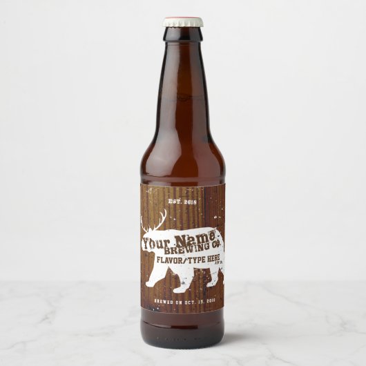 Gepersonaliseerde Homebrew Bier Labels Bier Etiket (Voorkant)