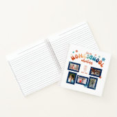 Gepersonaliseerde Homeschool Foto Collage Scrapboo Notitieboek (Binnen)
