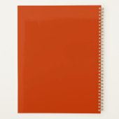 Gepersonaliseerde Homeschool Fotocollage 2024 Planner (Achterkant)