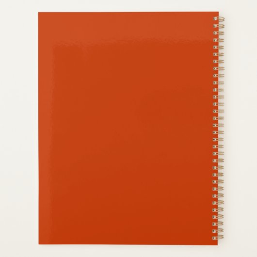 Gepersonaliseerde Homeschool Fotocollage 2024 Planner (Achterkant)