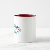 Gepersonaliseerde Homeschool mam mama met Kinder n Mok (Midden)