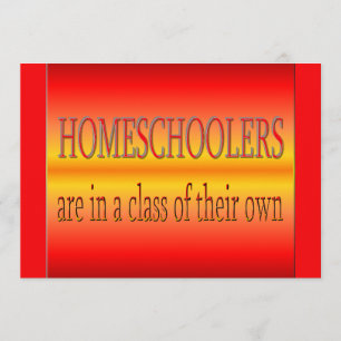 Gepersonaliseerde Homeschoolers Graduation Party Kaart