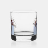 Gepersonaliseerde Hond Foto Papa naar Huisdier Naa Whisky Glas (Links)