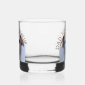 Gepersonaliseerde Hond Foto Papa naar Huisdier Naa Whisky Glas (Rechts)