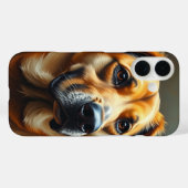 Gepersonaliseerde hond illustratie Schone kunst Mo Case-Mate iPhone Case (Achterkant (horizontaal))