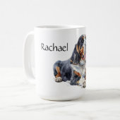 Gepersonaliseerde hond koffiemok (Voorkant links)