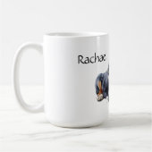 Gepersonaliseerde hond koffiemok (Links)