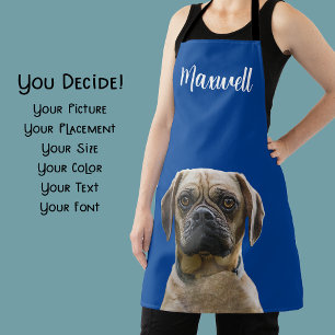 Gepersonaliseerde Hond Mam Papa Gift met Foto Schort