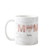 Gepersonaliseerde Hond Mama Roos Gold Paw Prints H