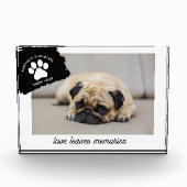 Gepersonaliseerde Hond Memorial Gift Custom Pet Ke Fotoblokken (Voorkant)