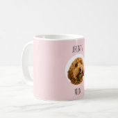 Gepersonaliseerde Hond Moeder Foto Mok | Aangepast (Voorkant links)