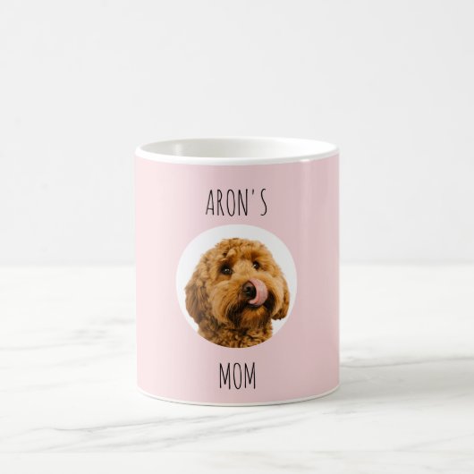 Gepersonaliseerde Hond Moeder Foto Mok | Aangepast (Center)