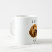 Gepersonaliseerde Hond Moeder Foto Mok | Aangepast (Voorkant links)