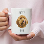 Gepersonaliseerde Hond Moeder Foto Mok | Aangepast<br><div class="desc">Vier de liefde voor je harige vriend met deze gepersonaliseerde Dog Mom foto mok! Voeg je favoriete huisdierenfoto toe aan creëer, een uniek cadeau voor hondenliefhebbers. Ideaal om koffie, thee of warme cacao te drinken, deze aangepaste mok is een doordachte manier om je band met je viervoeter te laten zien....</div>
