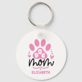 Gepersonaliseerde hond moeder - Moederdag Sleutelhanger (Voorkant)