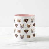 Gepersonaliseerde Hond Mok, Hond Kat Mam Gift Mok (Midden)