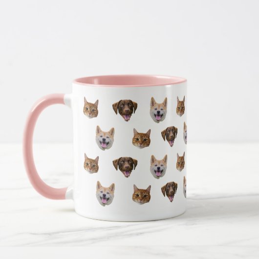 Gepersonaliseerde Hond Mok, Hond Kat Mam Gift Mok (Links)