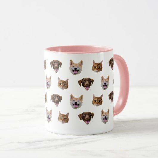 Gepersonaliseerde Hond Mok, Hond Kat Mam Gift Mok (Voorkant rechts)