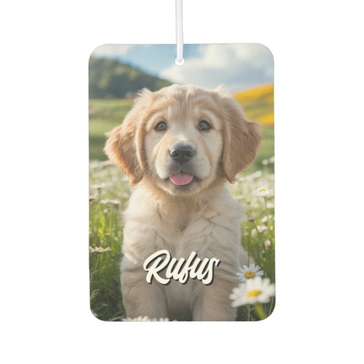 Gepersonaliseerde Hond of Kat Gift Custom Huisdier Luchtverfrisser (Voorkant)