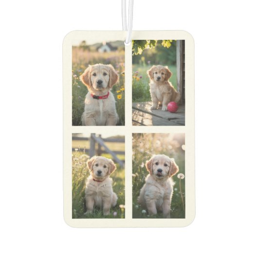 Gepersonaliseerde Hond of Kat Gift Custom Huisdier Luchtverfrisser (Achterkant)