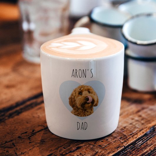 Gepersonaliseerde hond papa | Aangepaste foto van Espresso Kop