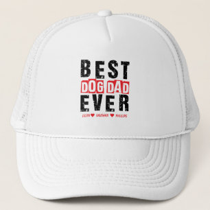 Gepersonaliseerde Hond Papa Beste Hond Papa Ooit Trucker Pet