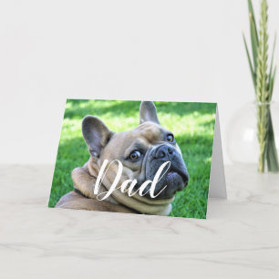 Gepersonaliseerde Hond Papa Grappige Foto Happy Fa Kaart