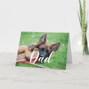 Gepersonaliseerde Hond Papa Grappige Foto Happy Fa Kaart