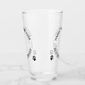 Gepersonaliseerde hond papa huisdier foto Happy Va Glas (Links)