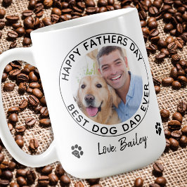 Gepersonaliseerde hond papa huisdier foto Happy Va Koffiemok