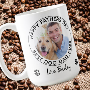 Gepersonaliseerde hond papa huisdier foto Happy Va Koffiemok