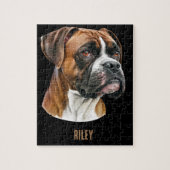 Gepersonaliseerde hond puzzel legpuzzel (Verticaal)