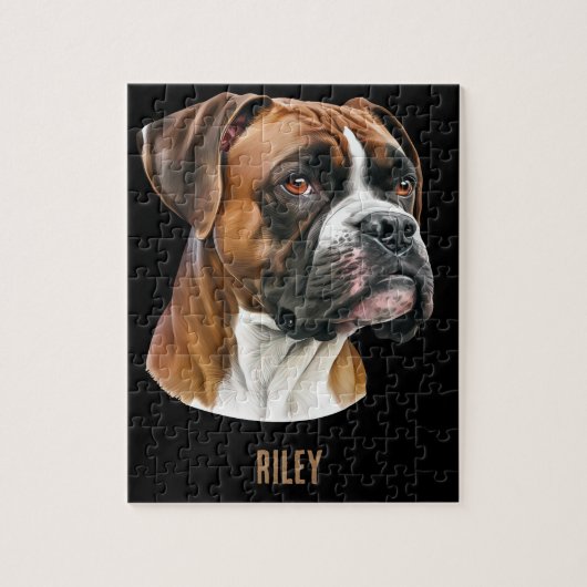 Gepersonaliseerde hond puzzel legpuzzel (Verticaal)