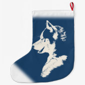 Gepersonaliseerde hond Stocking Grote Kerstsok (Achterkant)