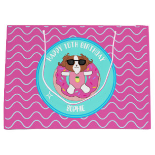 Gepersonaliseerde Hond Verjaardag Zwembad Party Gi Groot Cadeauzakje